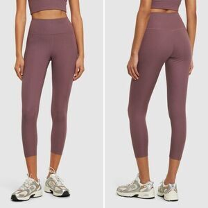 Girlfriend Collective NWT Ribbed High Rise 7/8 Leggings in Pewter Size 4XL